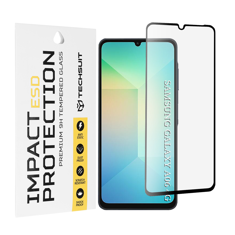 Techsuit ESD sklo Samsung Galaxy A06 4G A06 5G A07 4G černé