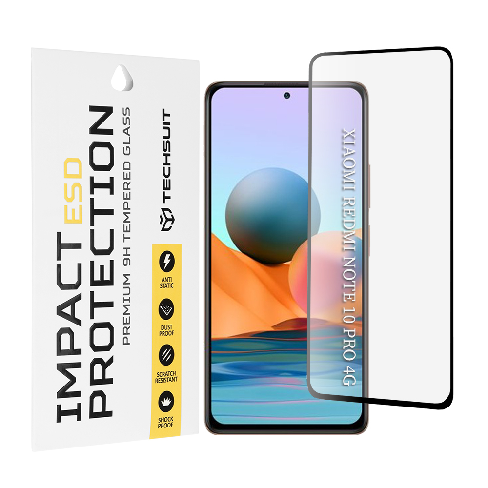 Techsuit ESD sklo Xiaomi Redmi Note 10 Pro Note 10 Pro Max černé
