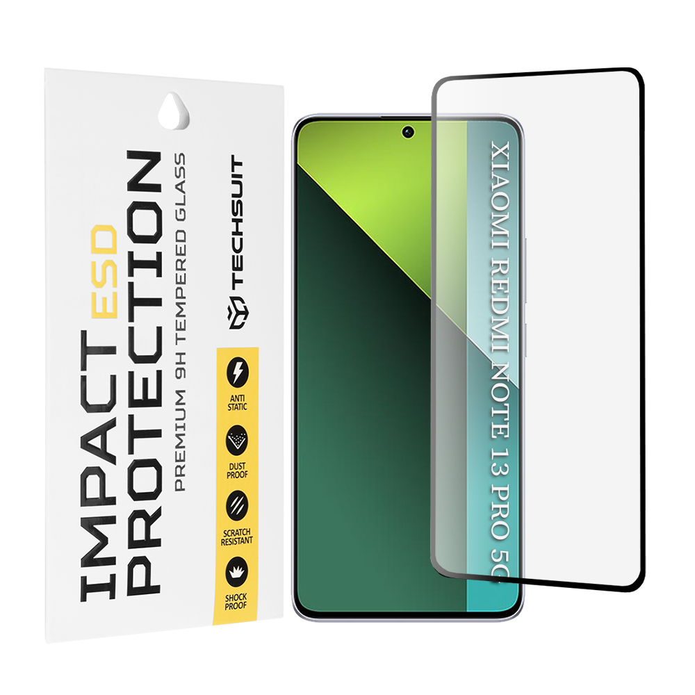 Techsuit ESD sklo Xiaomi Redmi Note 13 Pro 5G Poco X6 černé