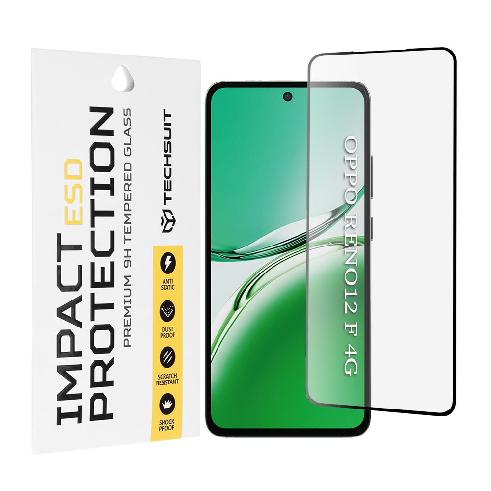 Techsuit ESD sklo pro Oppo Reno12 F Reno12 FS černé