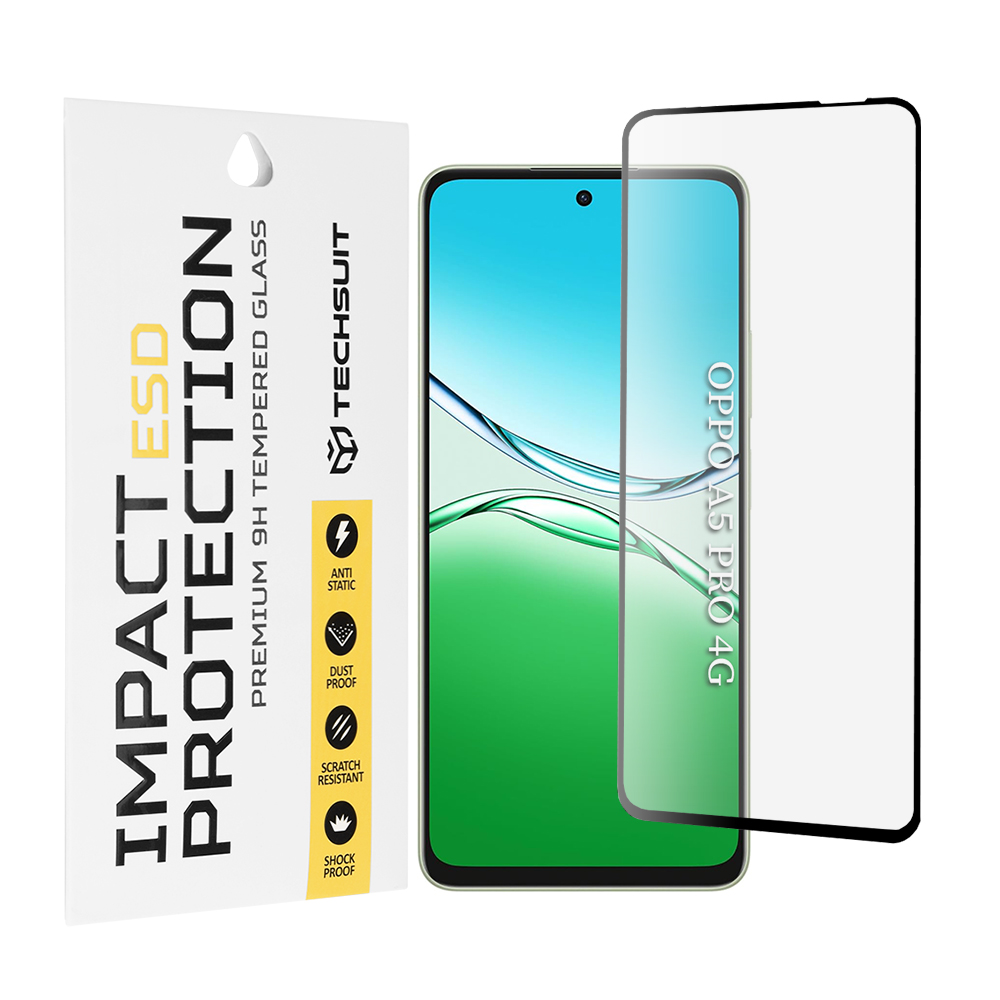 Techsuit ESD sklo pro Oppo A5 Pro 4G A5 Pro 5G černé