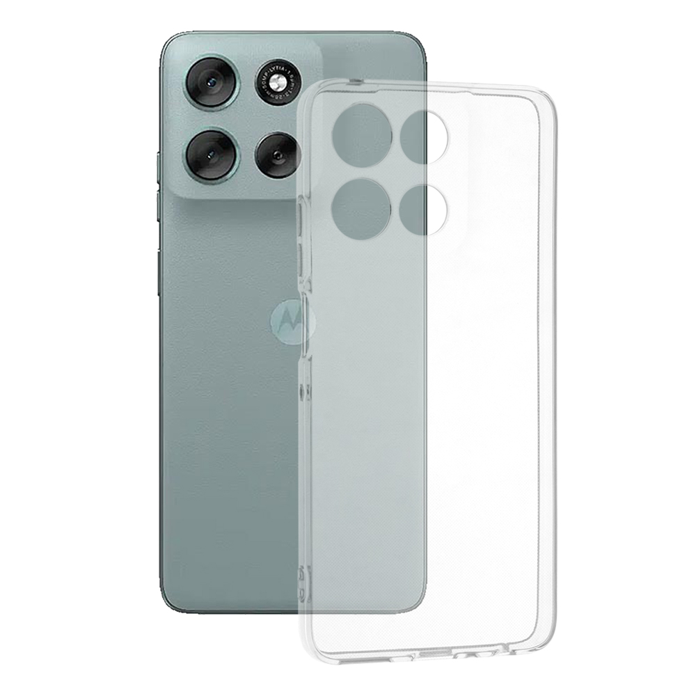 Techsuit silikonové pouzdro Motorola Moto G56 průhledné