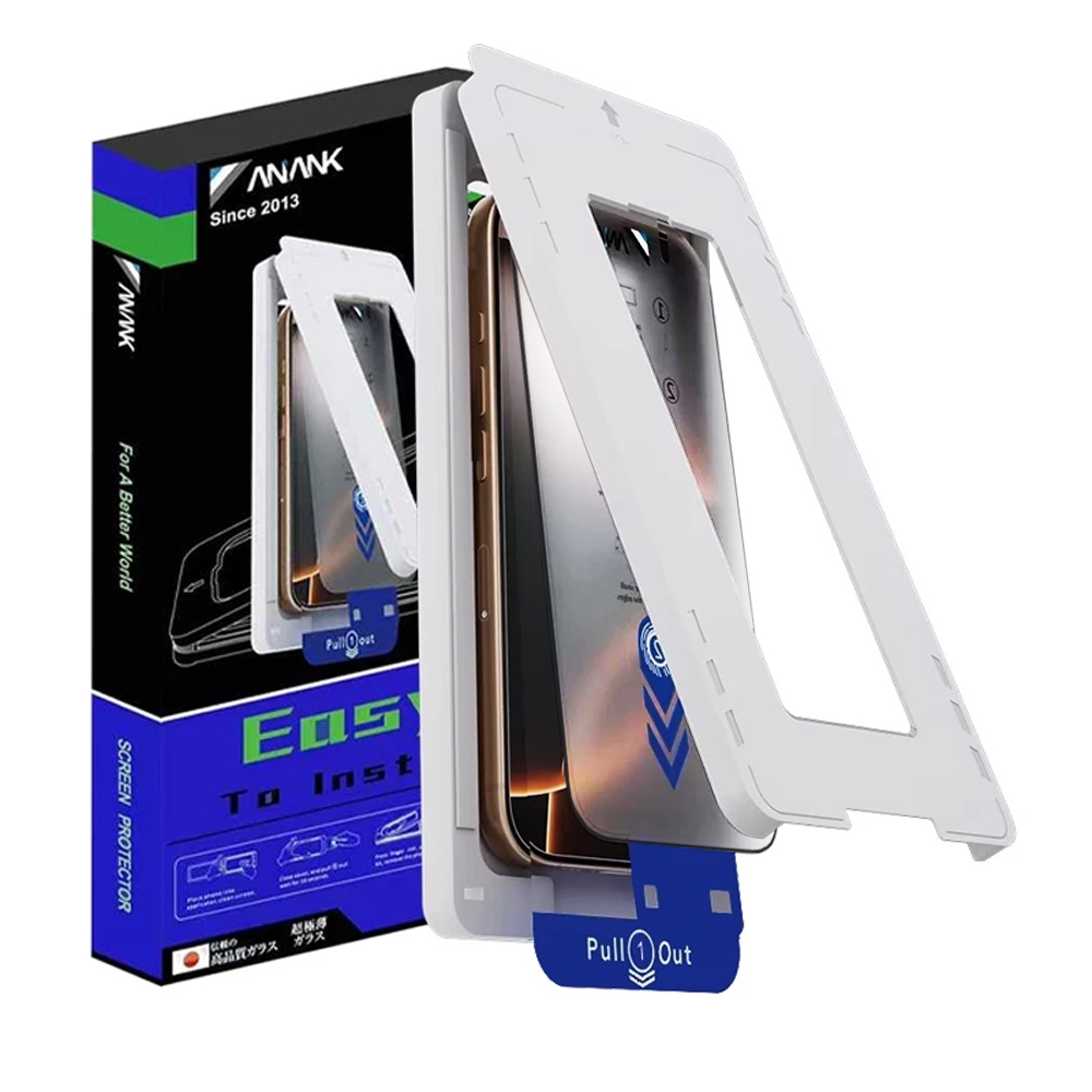 Ochranné sklo ANANK 2.5D 5X Reinforced HD s instalační sadou iPhone 17 Air černé