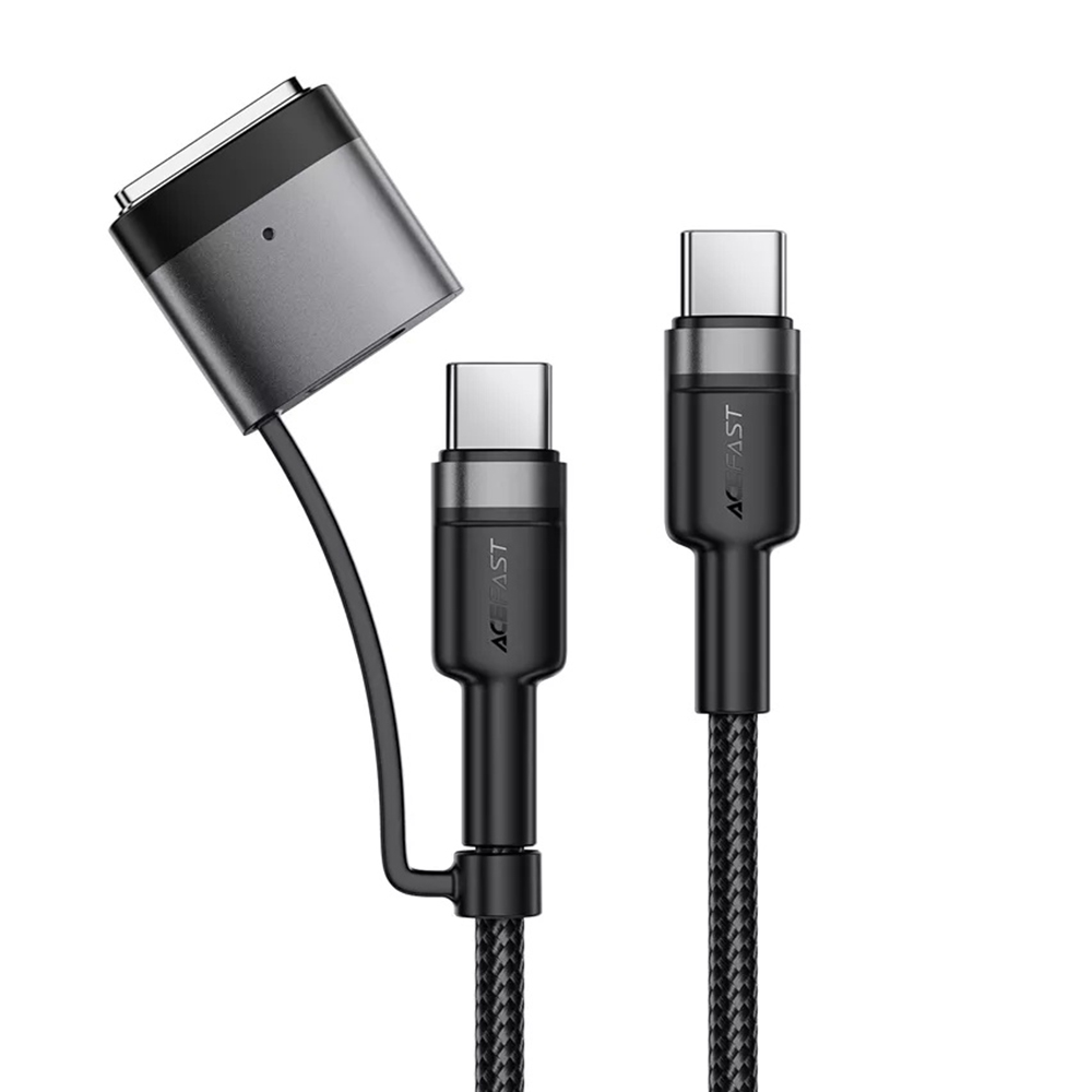 Acefast Data Cable C22-05 Rychlonabíjecí Type-C na Type-C MagSafe 3 Adaptér 240W 48V/5A 1.2m černá