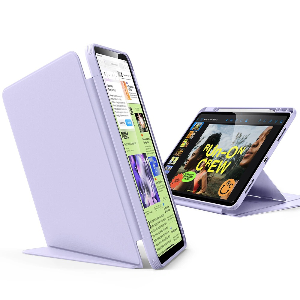 ESR Flip Hybrid s držákem na tužku iPad Pro 13 2024/2025 fialová