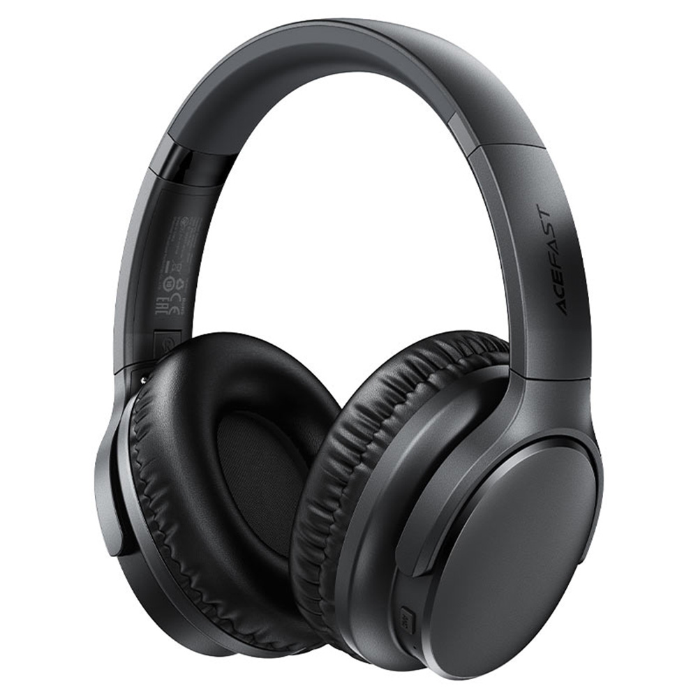 Acefast bezdrátová sluchátka H10 Bluetooth 5.4 herní/basový režim černá