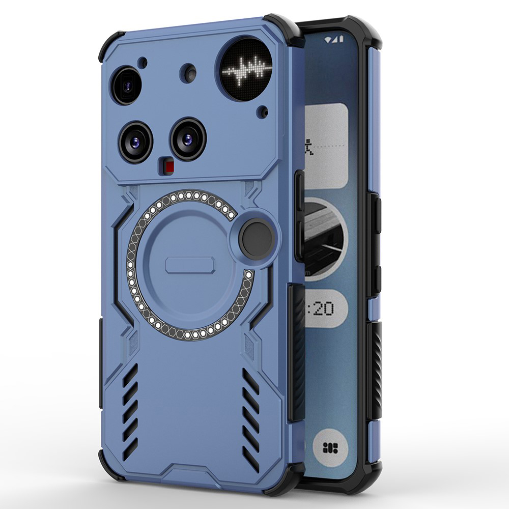 Pouzdro Techsuit ArmorMag pro Nothing Phone (3) modré