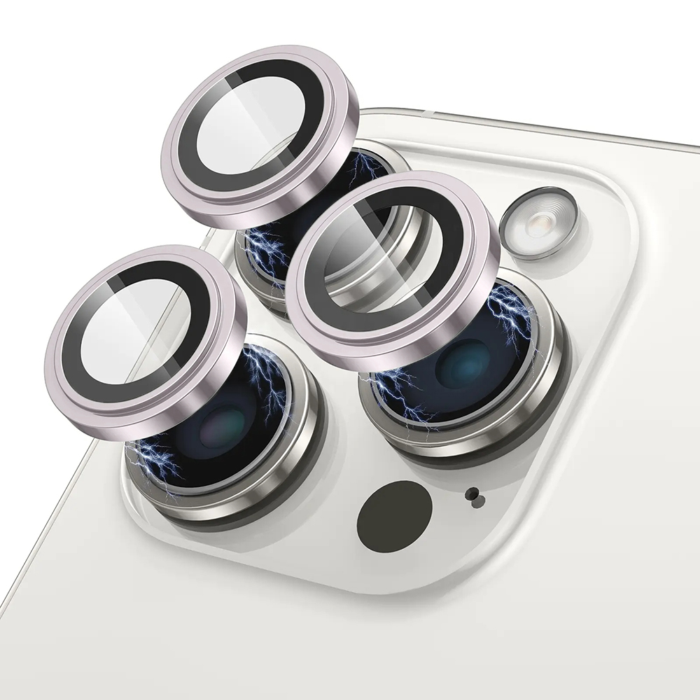 Lito S+ ochranné sklo na fotoaparát iPhone 17 světle fialová