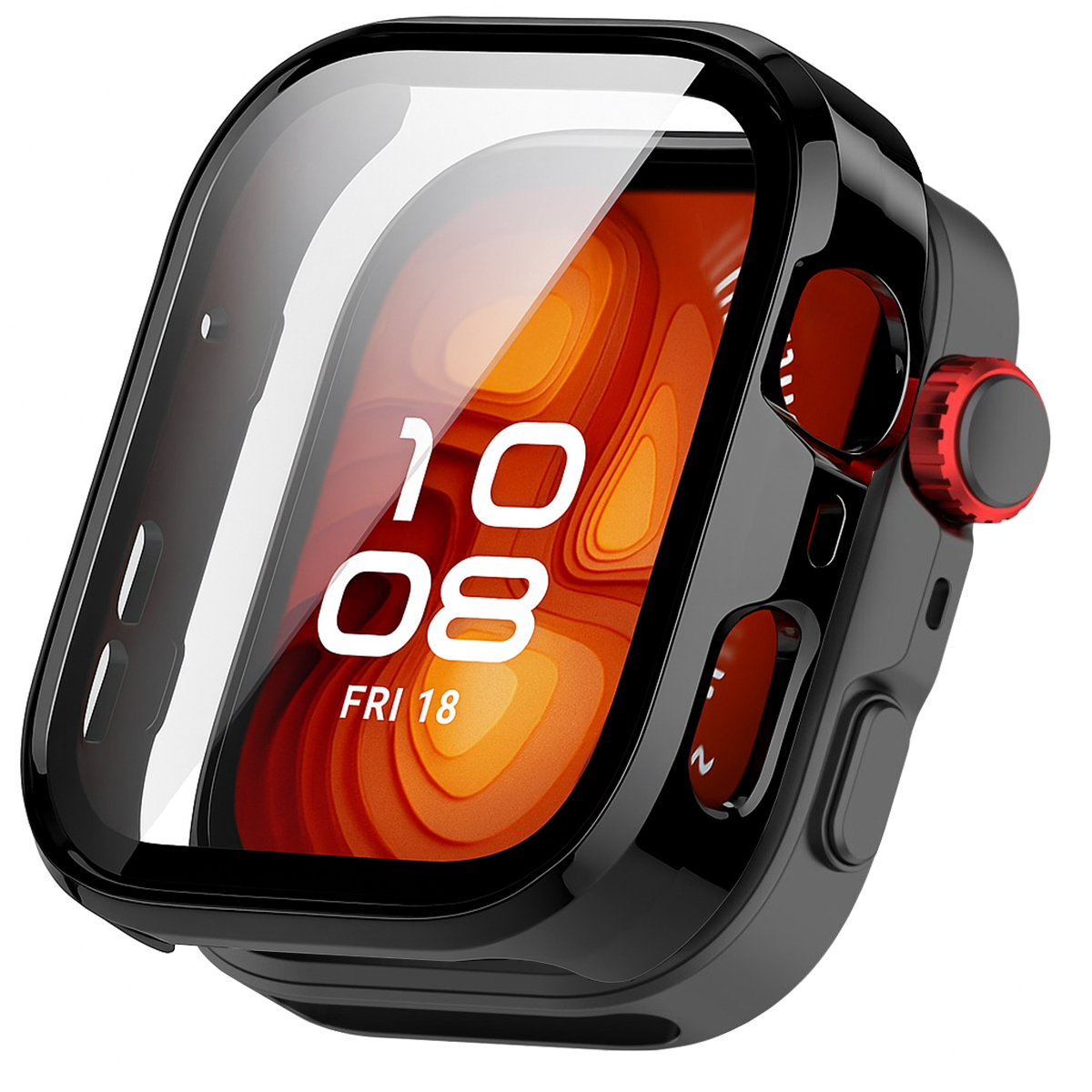 Techsuit Defense360 Pro s ochranným sklem pro Huawei Watch Fit 4 Pro černá