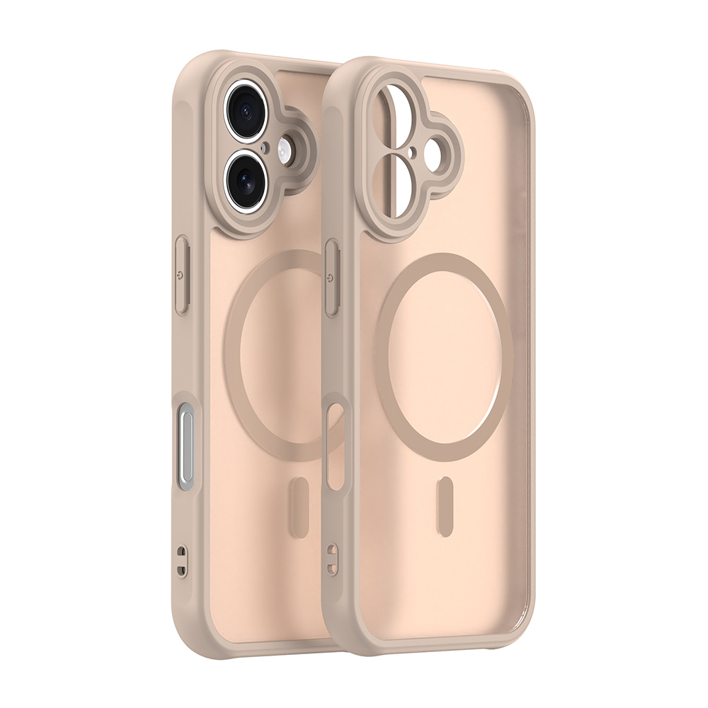 Techsuit HaloFrost II MagSafe pro iPhone 16 zlatý