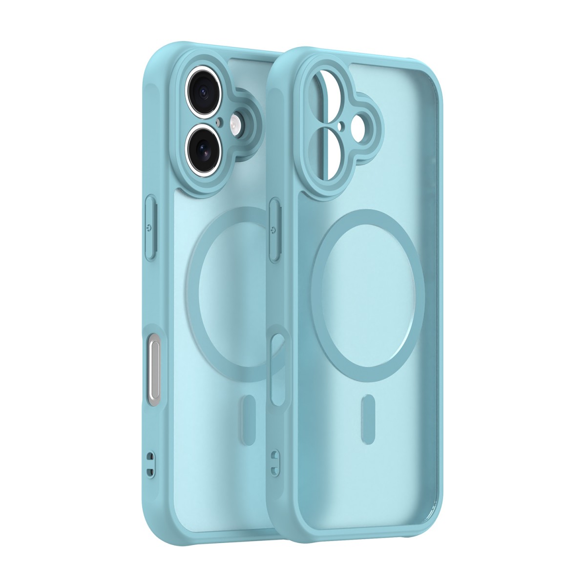 Techsuit HaloFrost II MagSafe pro iPhone 16 v mátově zelené