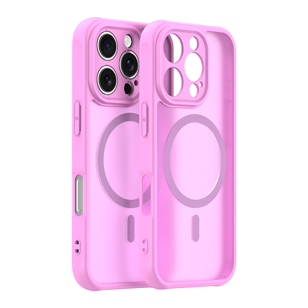 Techsuit HaloFrost II MagSafe pro iPhone 16 Pro růžová