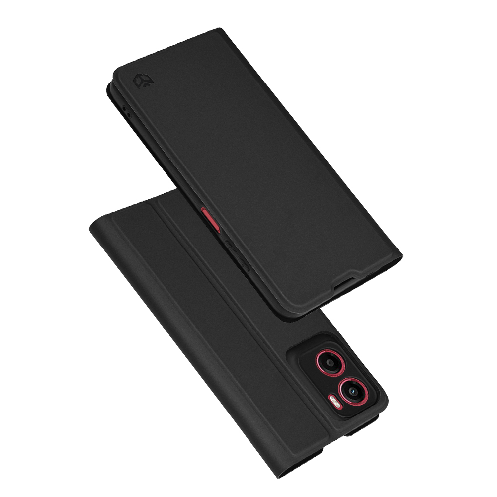 Pouzdro Techsuit Magskin Book pro Motorola Moto G05 E15 černé