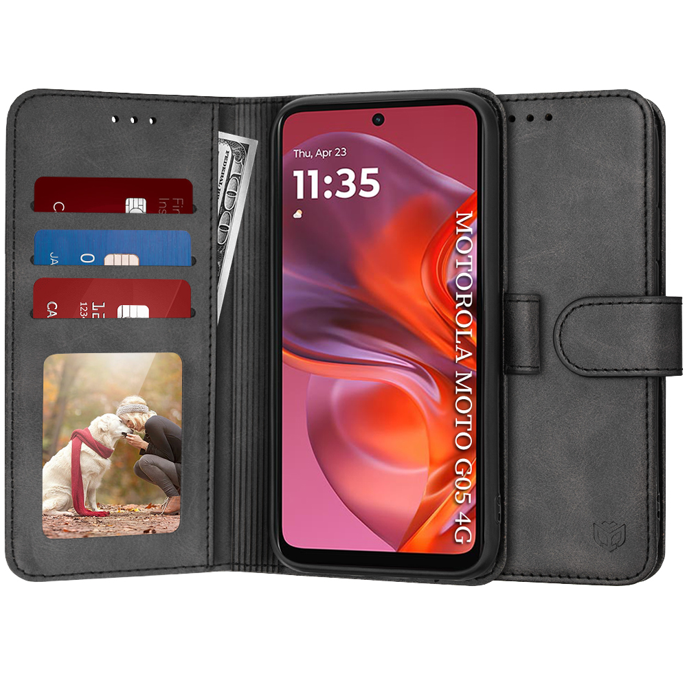 Pouzdro na deník Motorola Moto G05 E15 černé