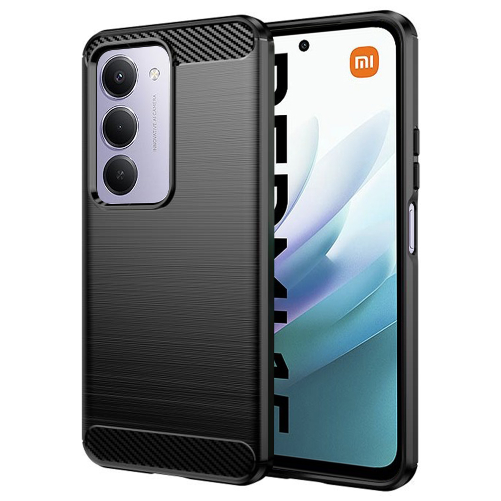 Techsuit Carbon Silicone pro Xiaomi Redmi 15 4G / 5G černý