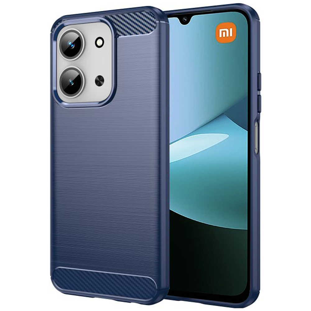 Techsuit carbon silicone pro Xiaomi Redmi 15C 4G/5G Poco C85 4G modrá