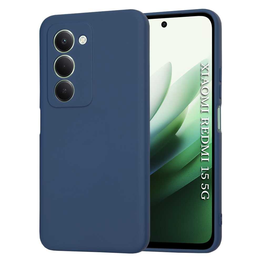 Techsuit SoftFlex pro Xiaomi Redmi 15 4G / 5G tmavě modrý