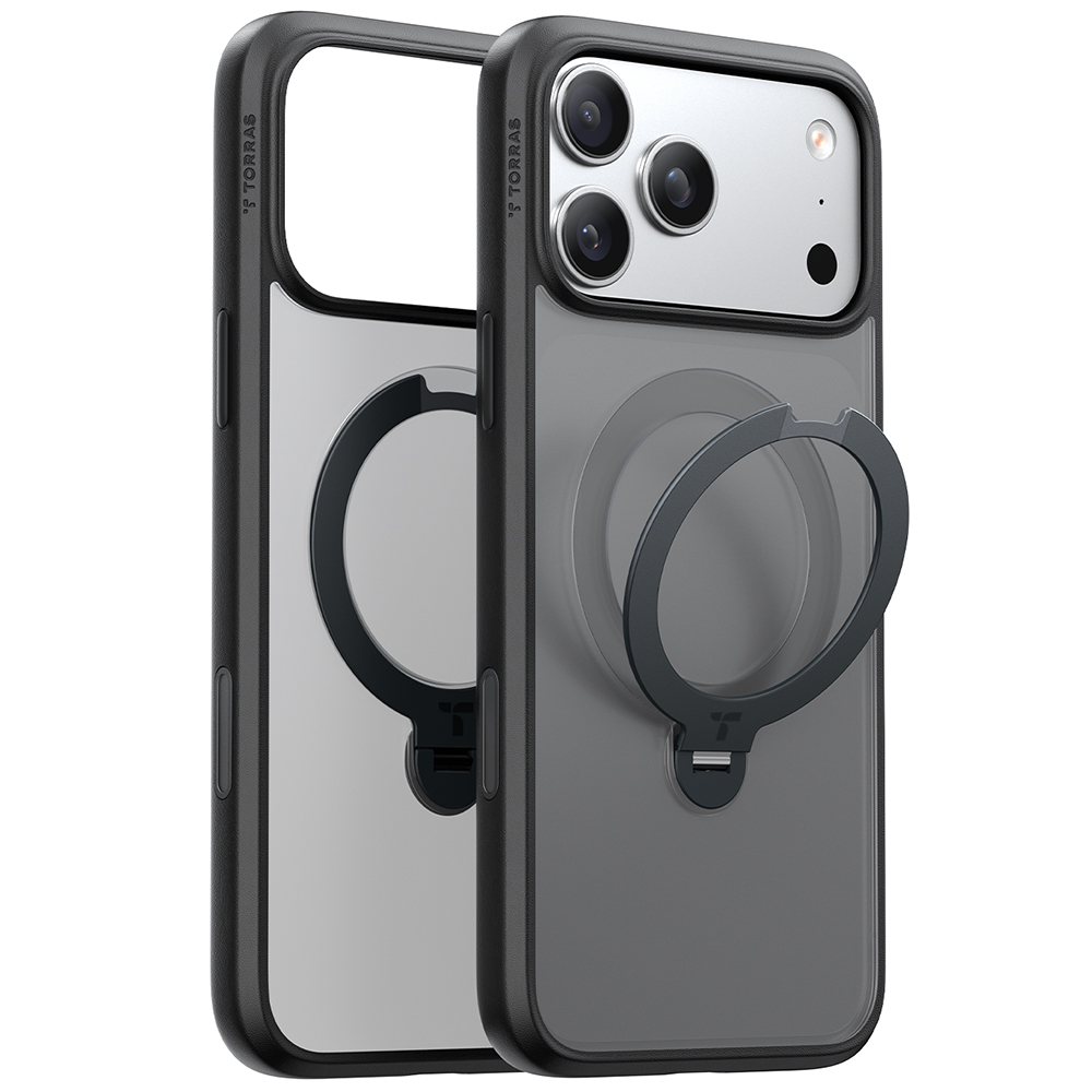 Torras Ostand Spin MagSafe Series pro iPhone 17 Pro černá