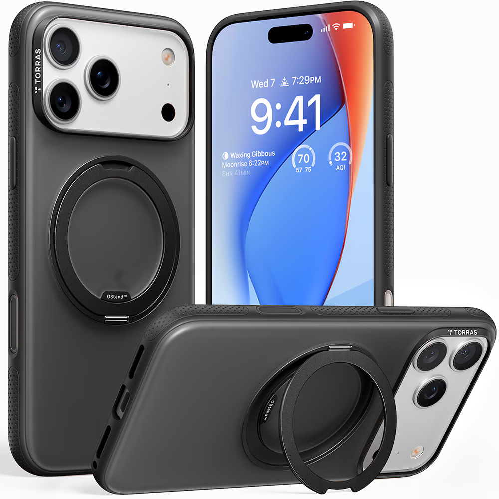 Torras Ostand R Fitness Series iPhone 17 Pro černý