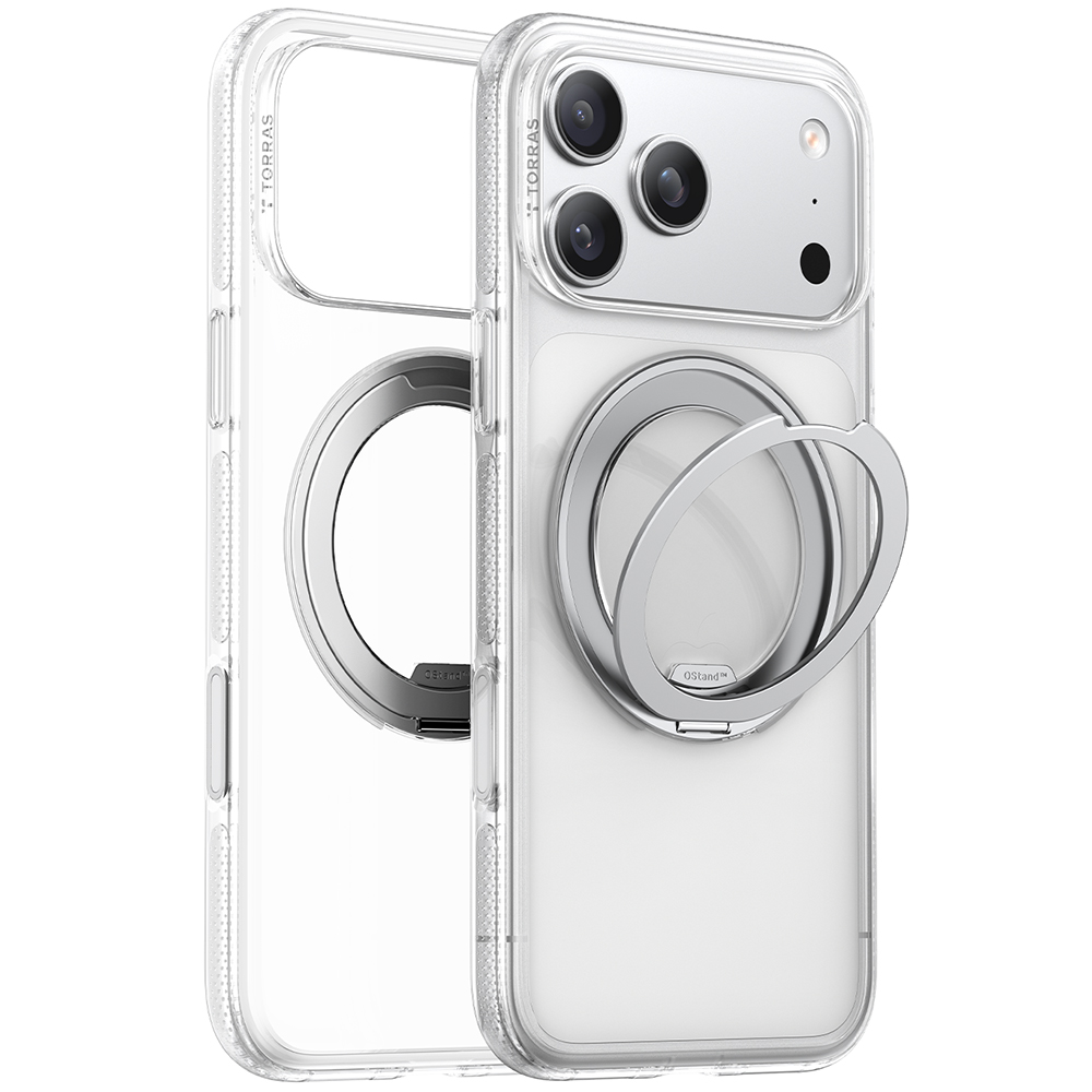 Torras Ostand R Fitness Series iPhone 17 Pro průhledný