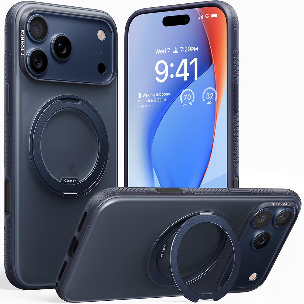 Torras Ostand R Fitness Series iPhone 17 Pro Max námořnická modrá