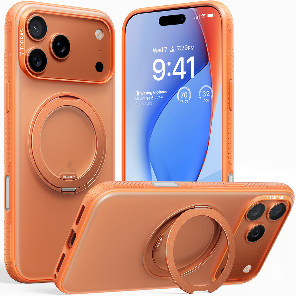 Torras Ostand R Fitness Series iPhone 17 Pro Max Oranžová