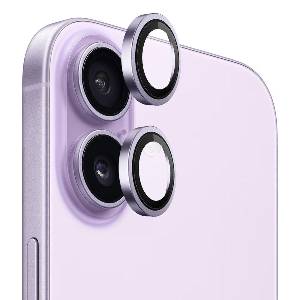Blueo Original Metal Frame Lens Glass iPhone 17 fialová