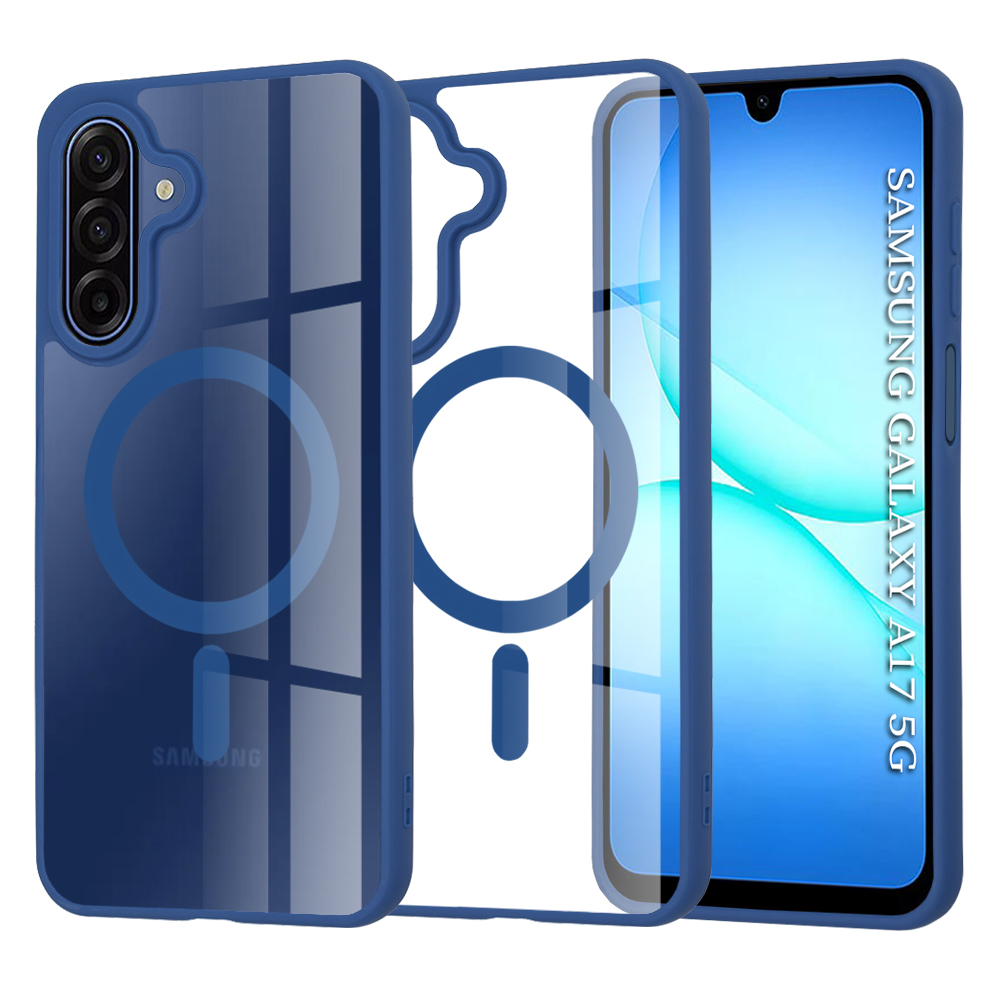Techsuit MagSafe Pro pro Samsung Galaxy A17 5G A17 4G modrá