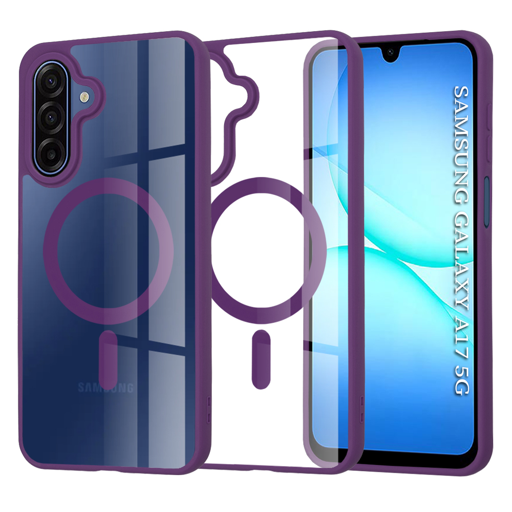 Techsuit MagSafe Pro pro Samsung Galaxy A17 5G A17 4G fialová