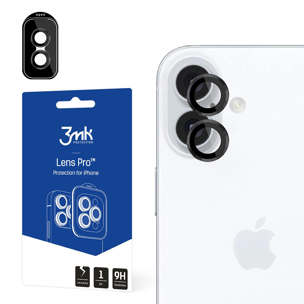 3mk Lens Protection Pro iPhone 16 iPhone 16 Plus černá