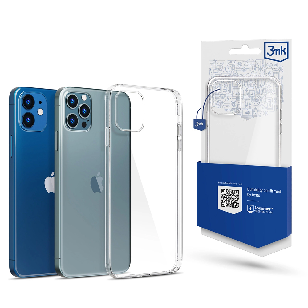 3mk Clear Case pro iPhone 12 iPhone 12 Pro průhledný