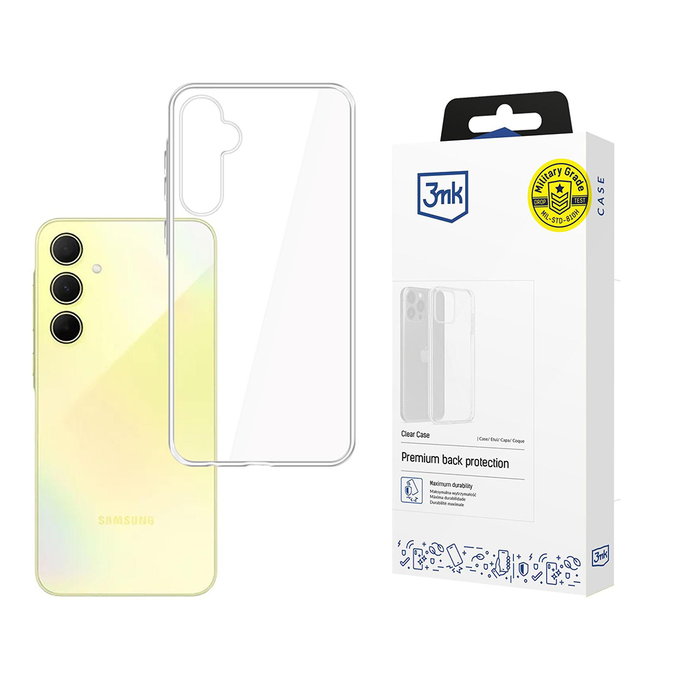 3mk Clear Case pro Samsung Galaxy A35 5G průhledný