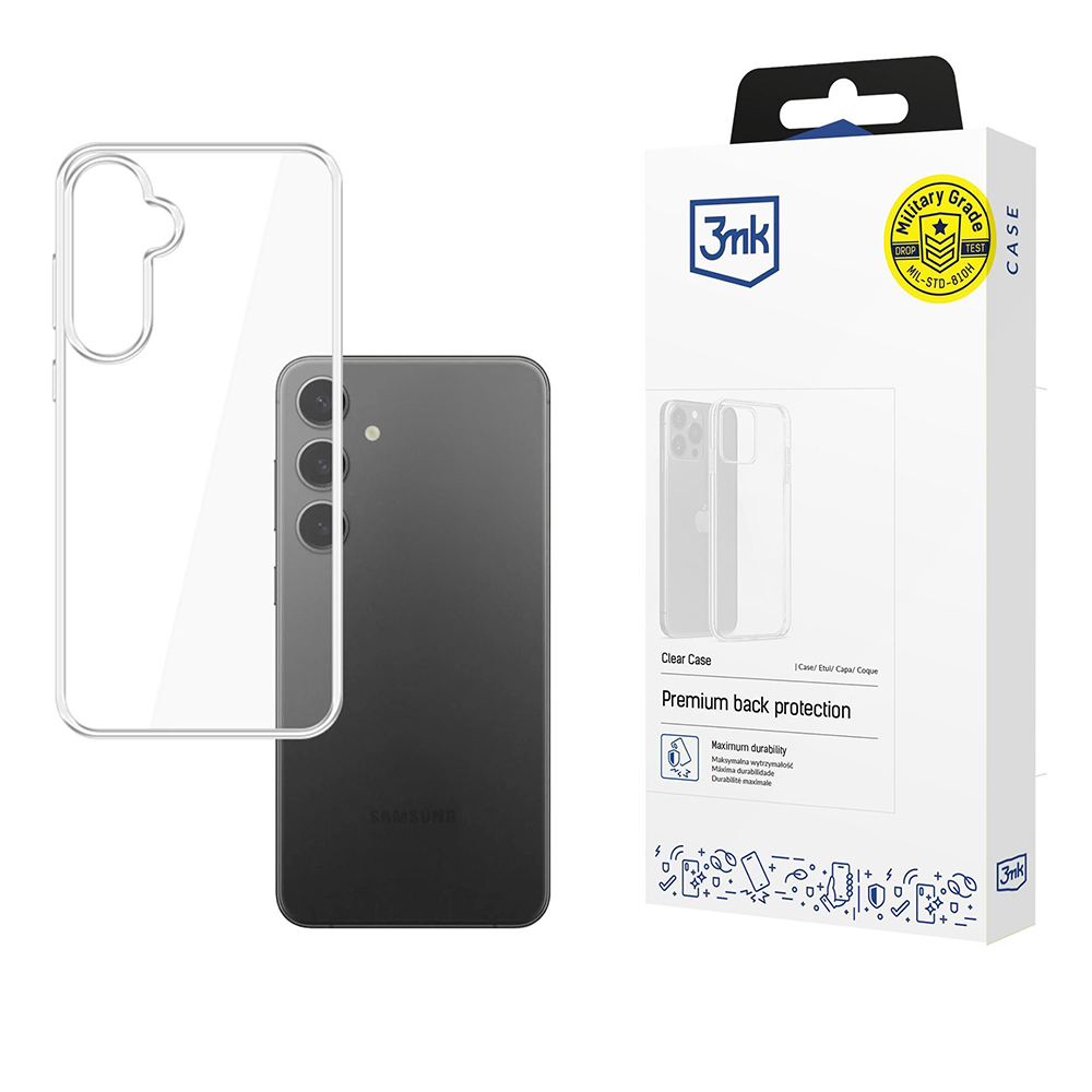 3mk Clear Case pro Samsung Galaxy S25 Plus průhledný