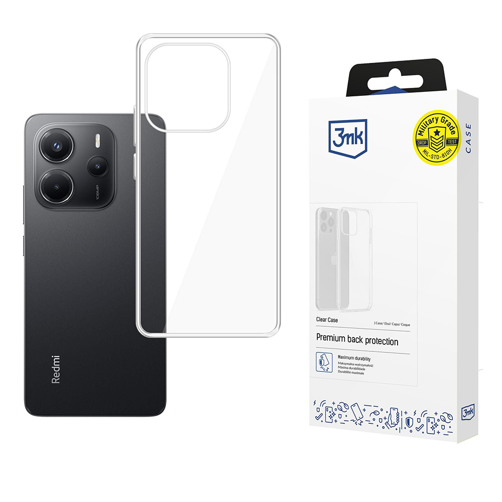 3mk Clear Case Xiaomi Redmi Note 14 4G (Standard) Průhledný