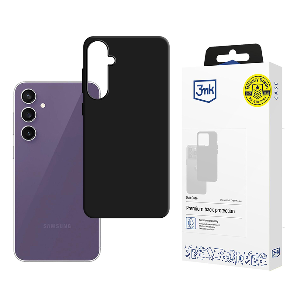 3mk Matt Case pro Samsung Galaxy S24 FE černý