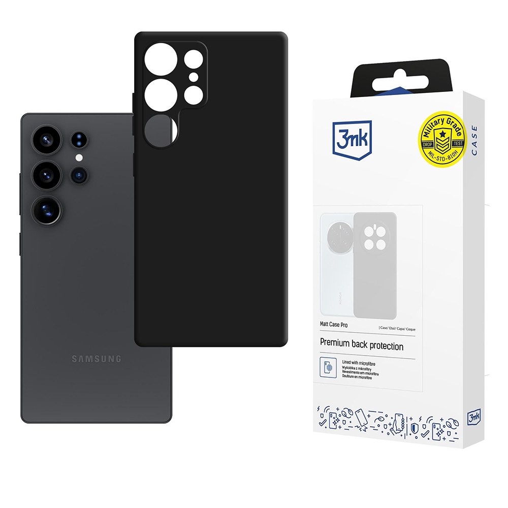 3mk Matt Case Pro pro Samsung Galaxy S25 Ultra černý