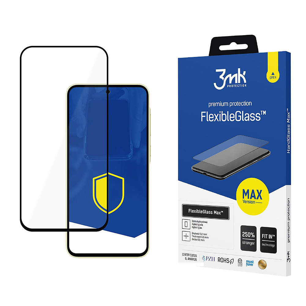 3mk FlexibleGlass Max pro Samsung Galaxy A35 5G černá