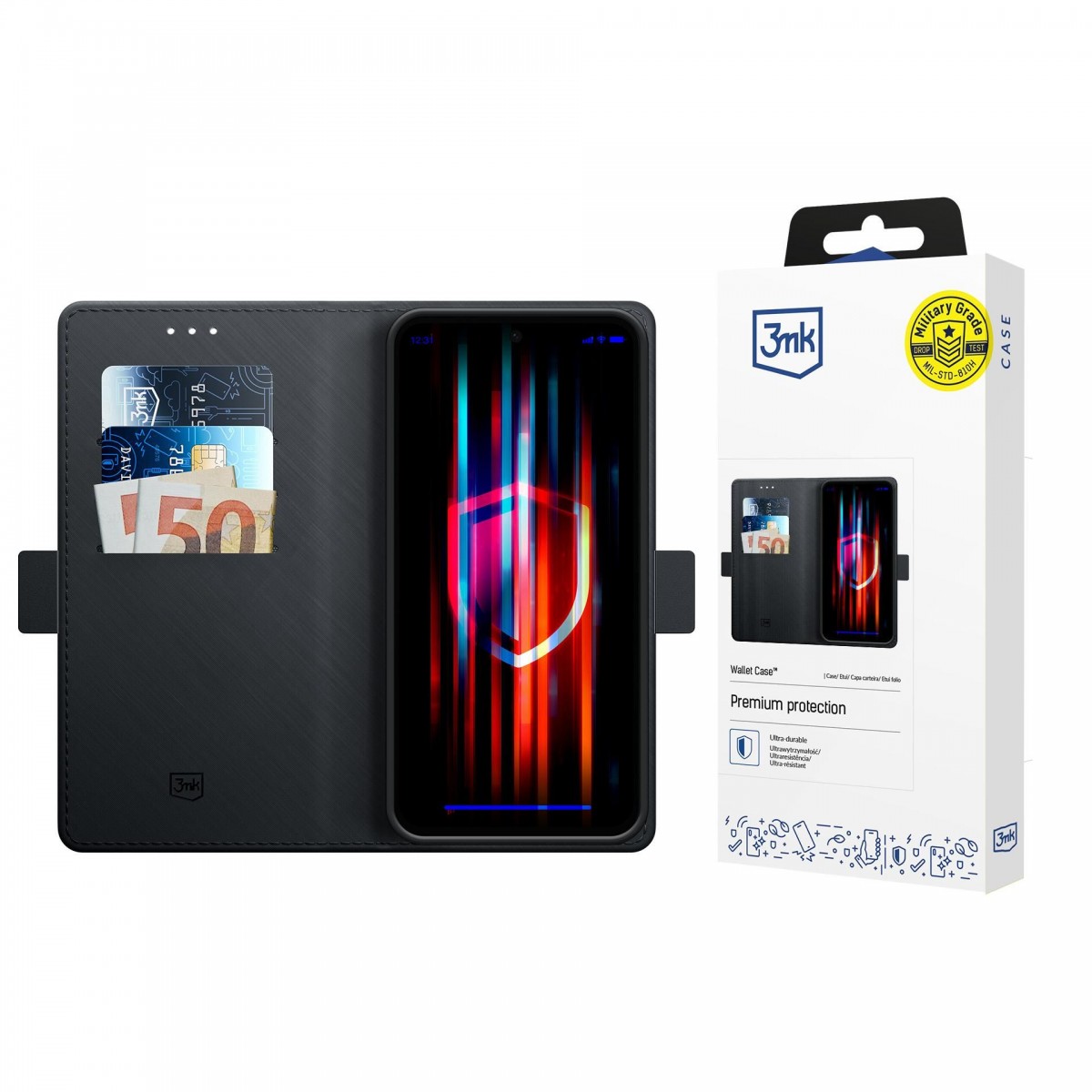 Pouzdro peněženka Samsung Galaxy A26 5G černé