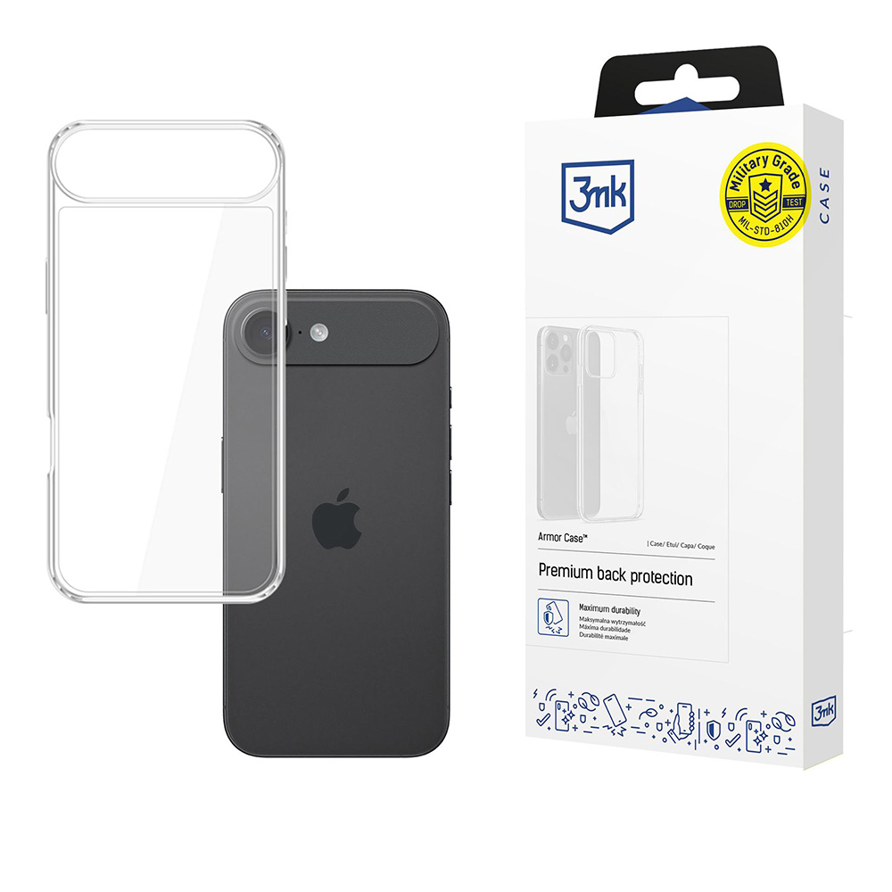 3mk Armor Case iPhone 17 Air Průhledný