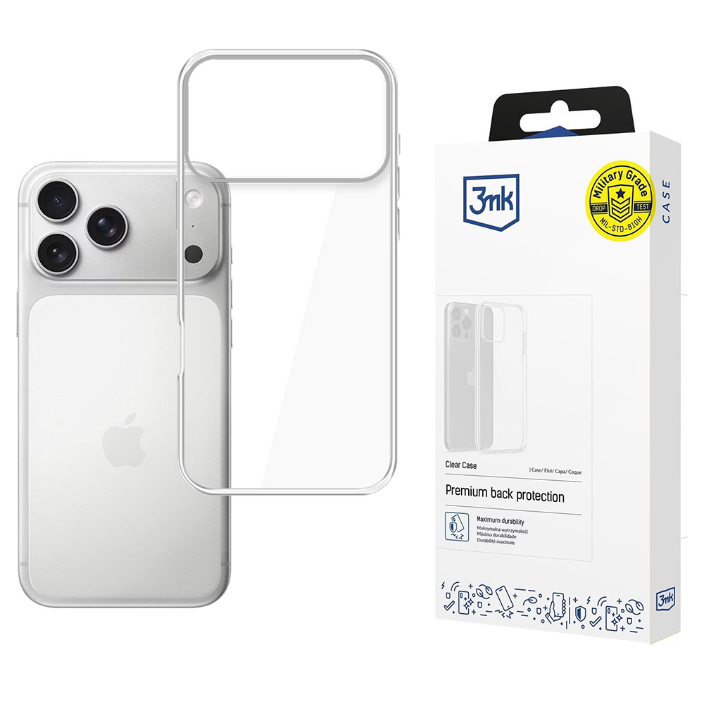 3mk Clear Case iPhone 17 Pro průhledný
