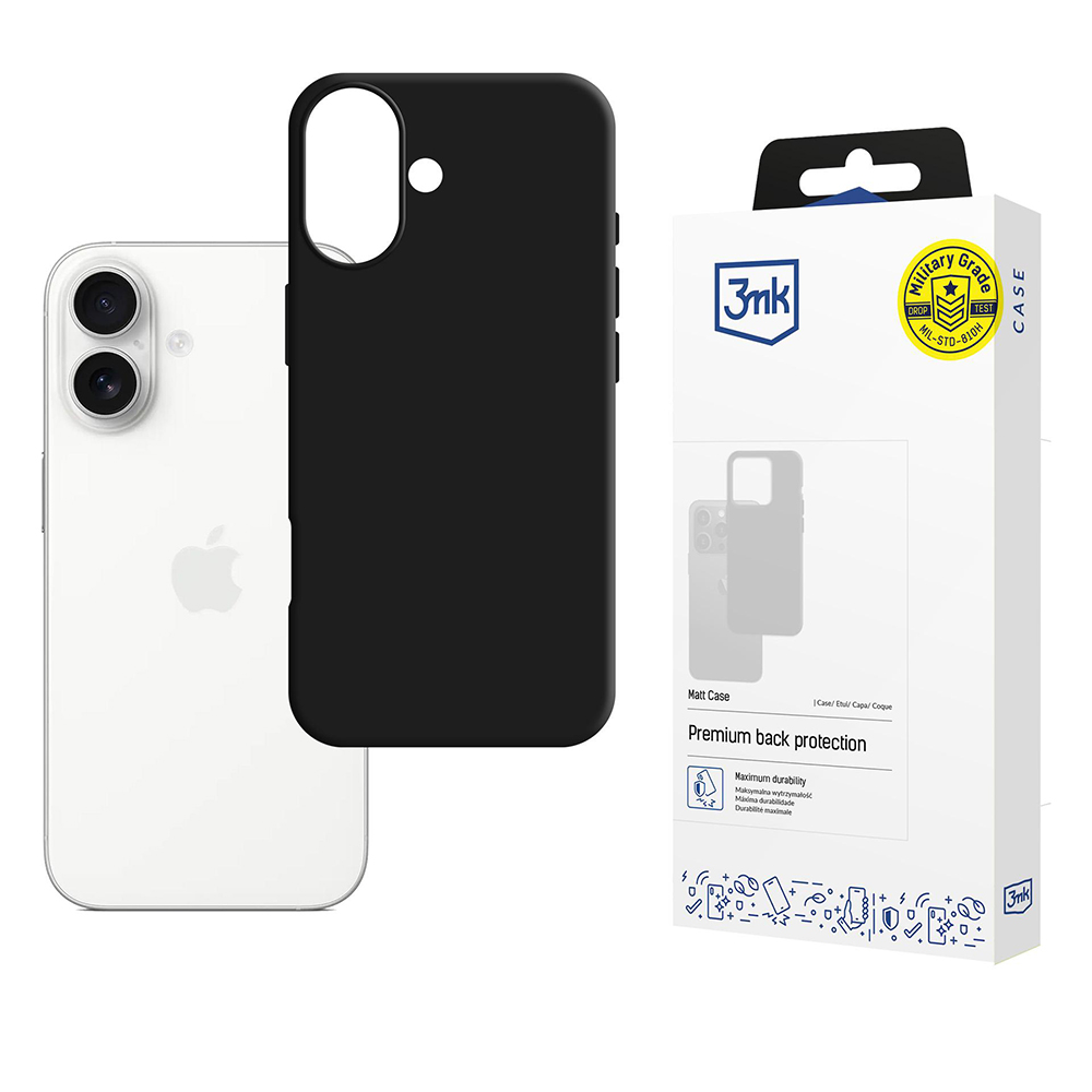 3mk Matt Case pro iPhone 17 černý