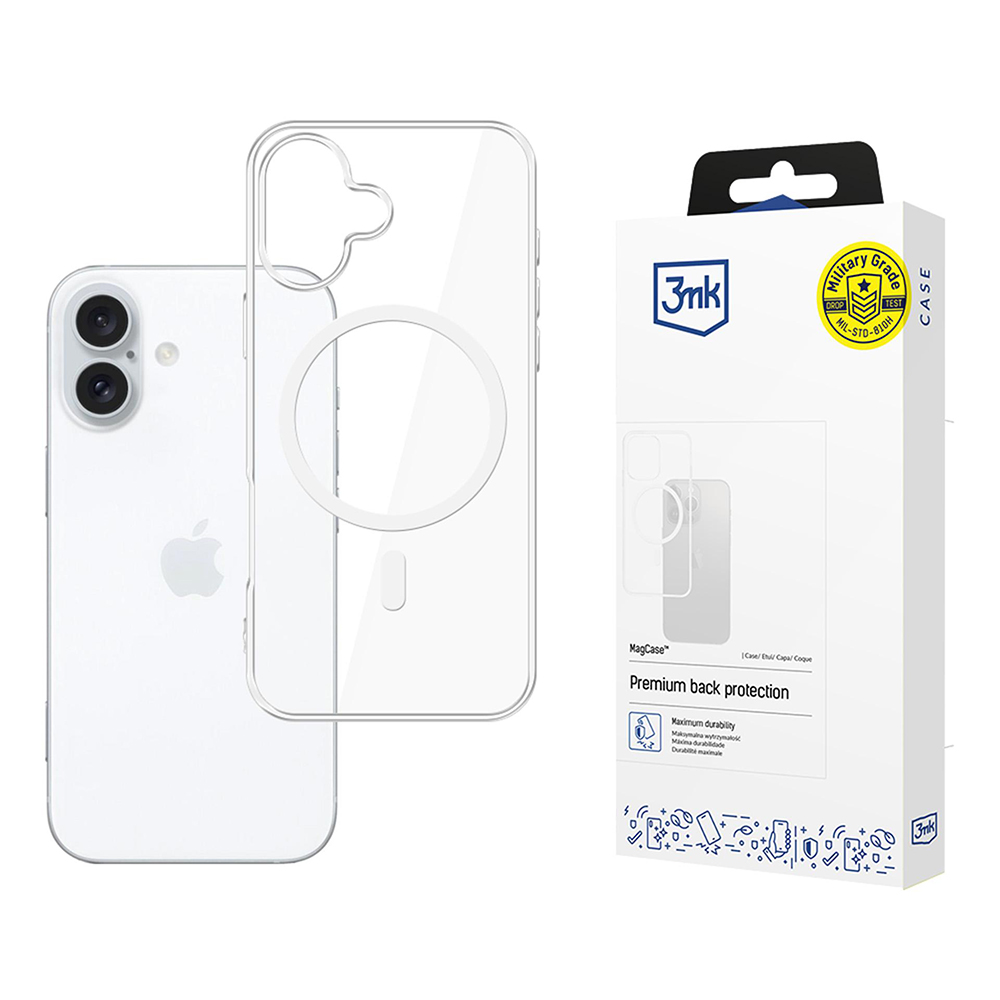 3mk MagCase pro iPhone 17 průhledný