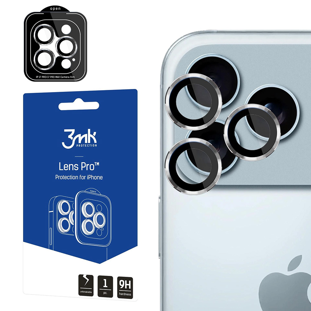 3mk Lens Protection Pro iPhone 17 Pro iPhone 17 Pro Max stříbrná