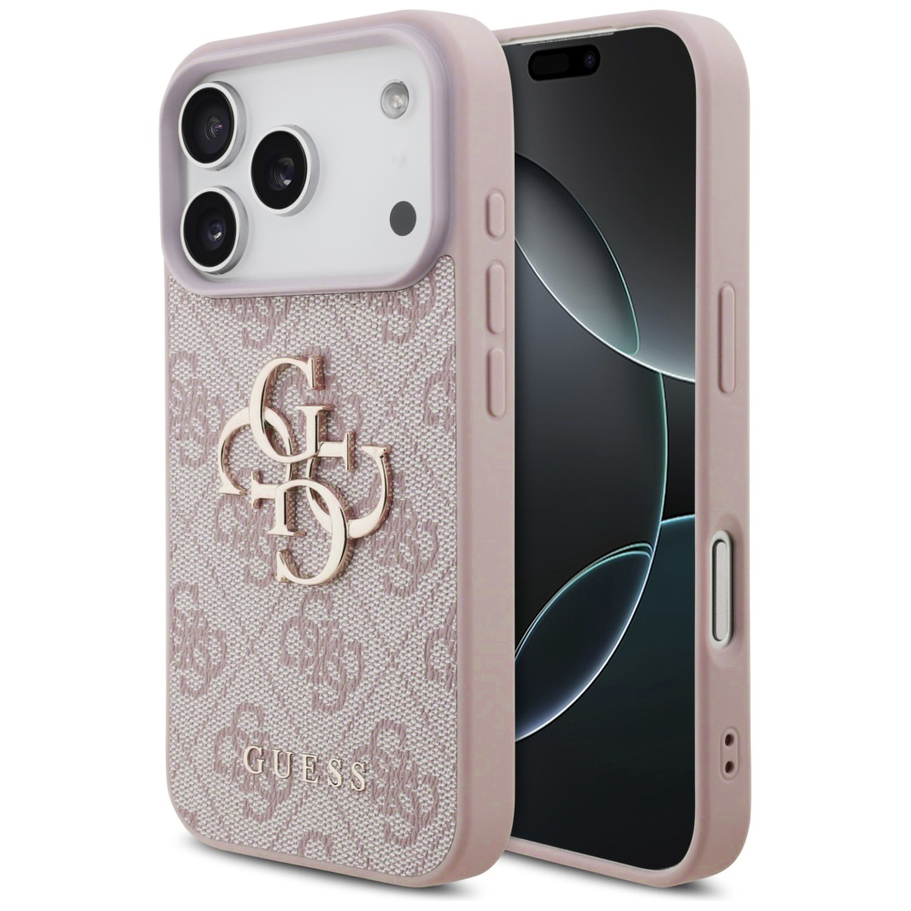 Guess Hardcase 4G Big Logo iPhone 17 Pro růžová