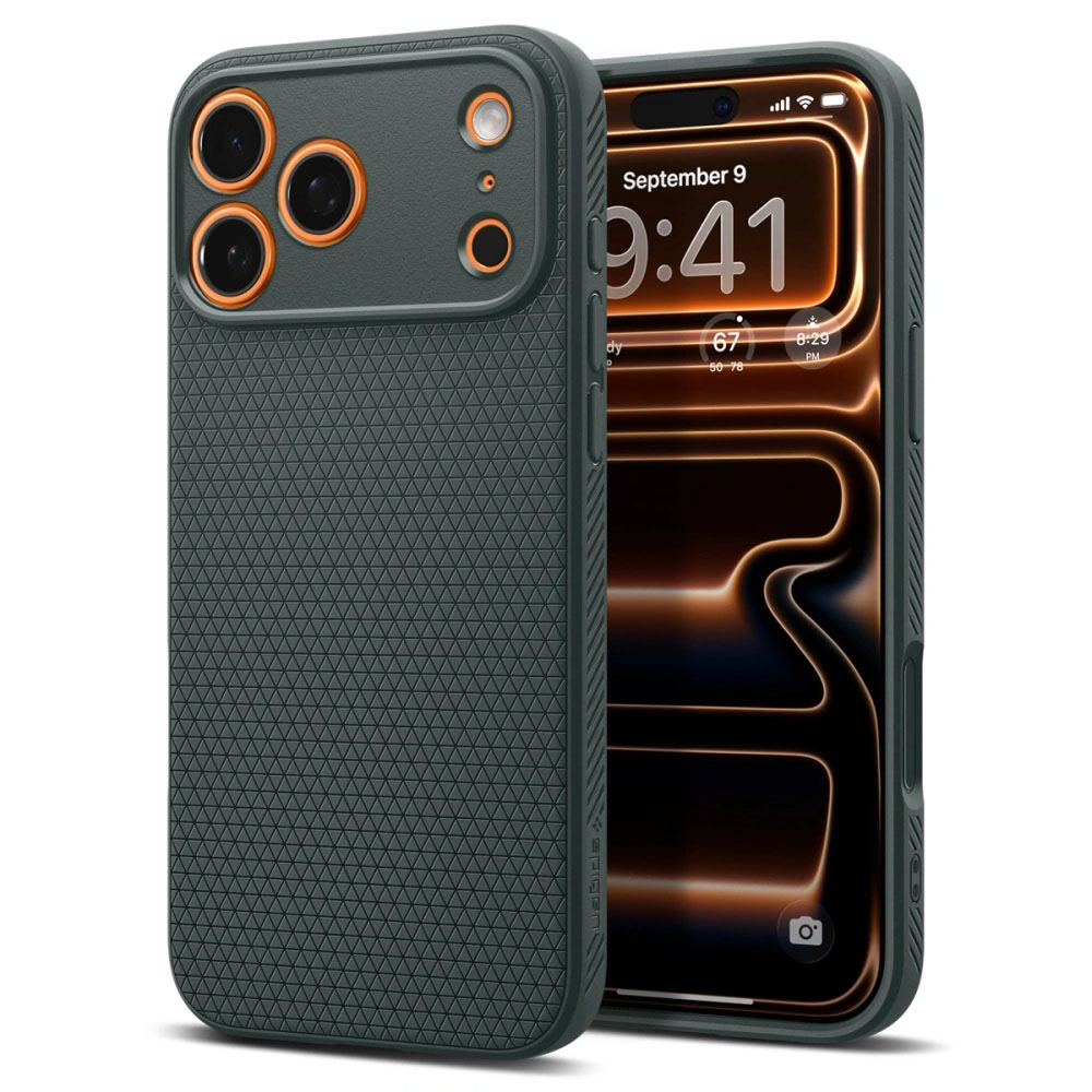 Spigen Liquid Air pro iPhone 17 Pro v barvě Abyss Green