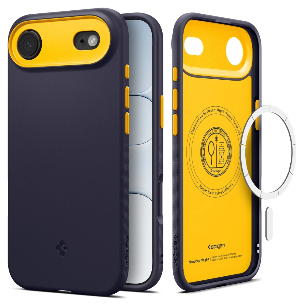 Spigen Caseology Nano Pop MagSafe pro iPhone 17 Air Borůvková námořnická