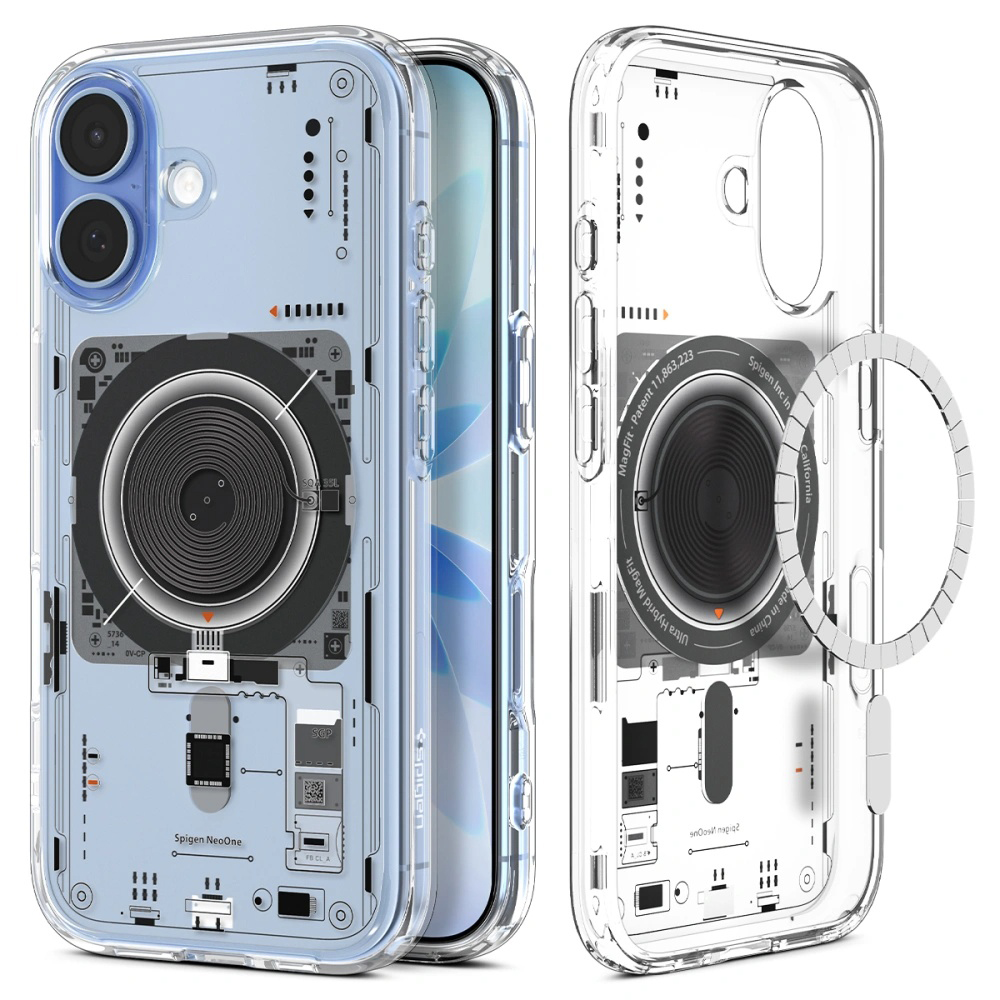 Spigen Ultra Hybrid MagSafe pro iPhone 17 Neo One průhledný