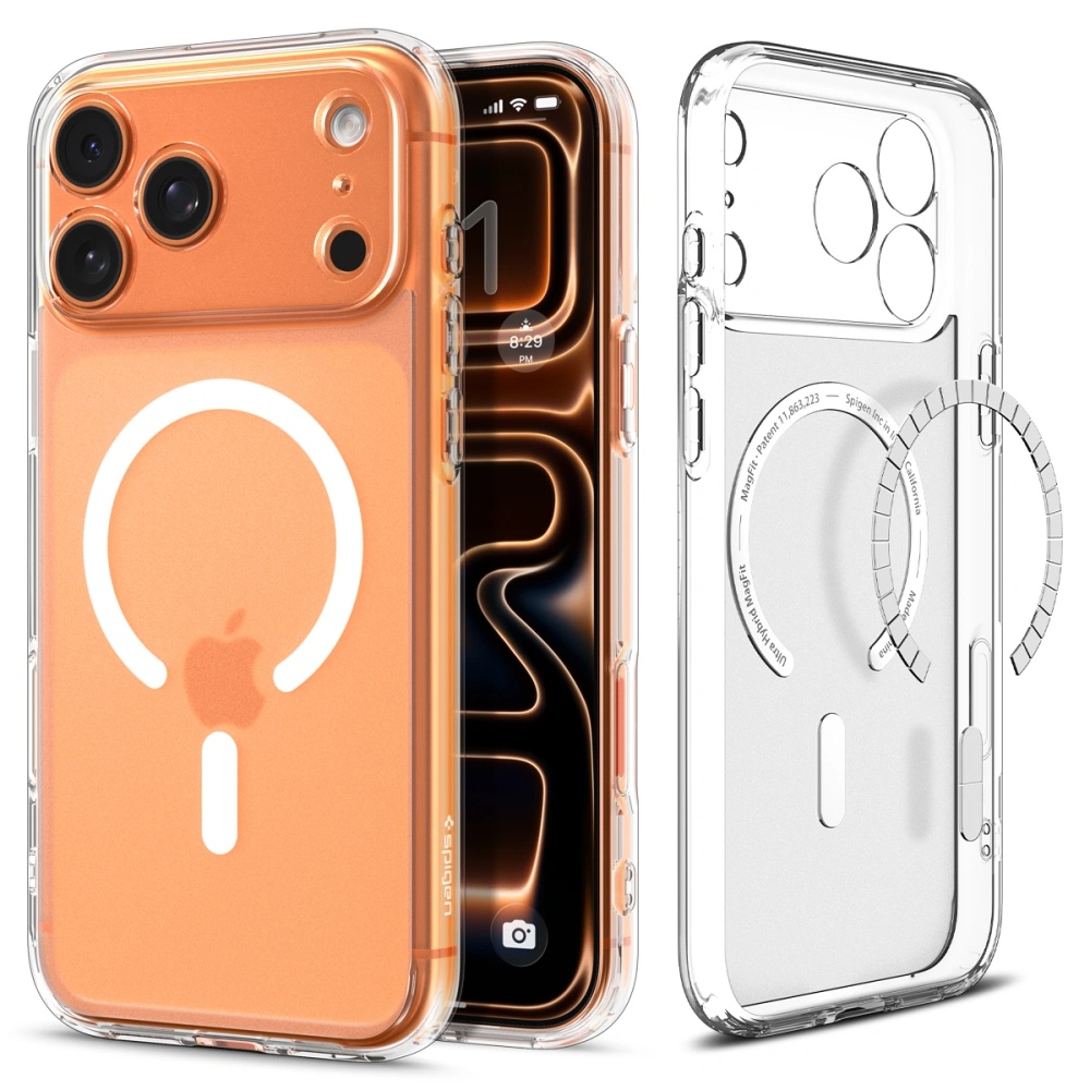 Spigen Ultra Hybrid MagSafe pro iPhone 17 Pro Max v mrazivě bílé