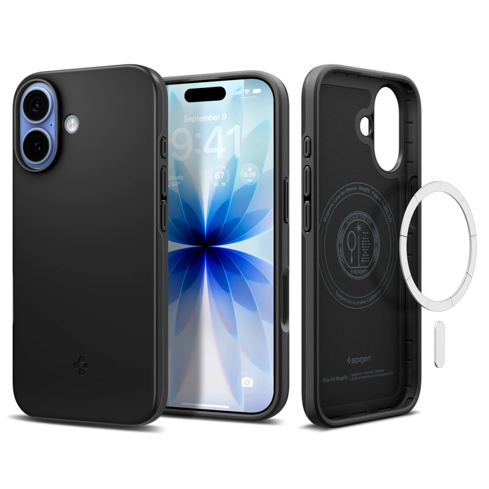 Spigen Thin Fit MagSafe pro iPhone 17 černý