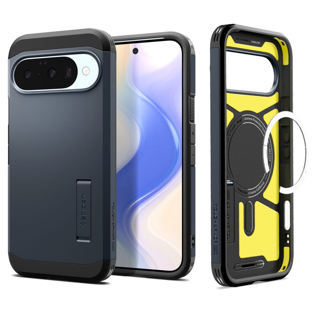 Pouzdro Spigen Tough Armor MagSafe pro Google Pixel 10/10 Pro Metal Slate